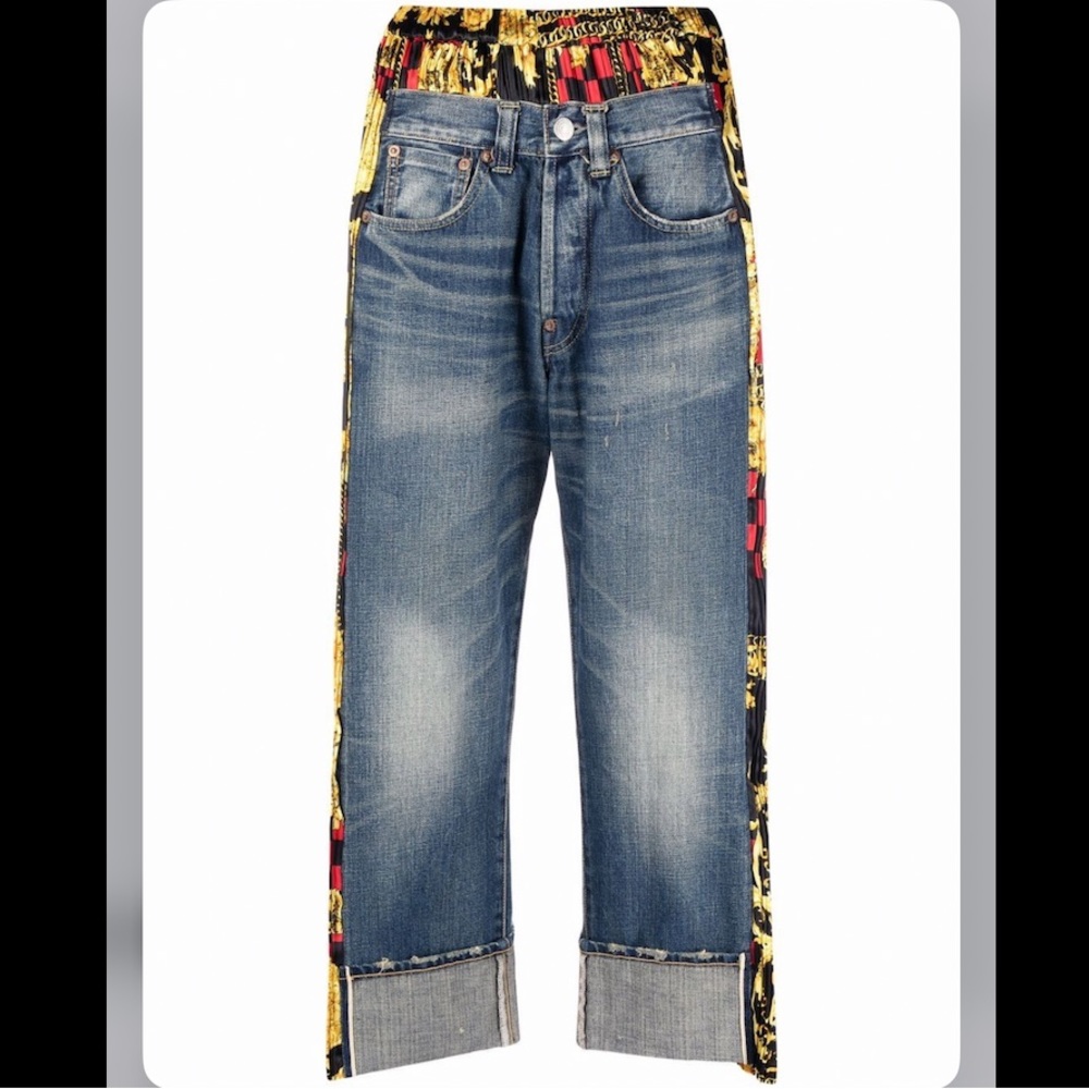 New Junya Watanabe Layered baroque-print Trousers